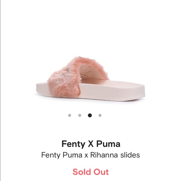 x Rihanna Leadcat Fenty Sandal in Shell - Picture 9 of 16